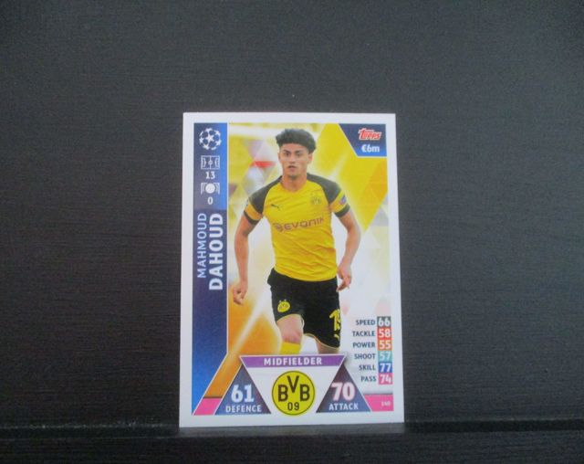 Mahmoud Dahoud - UEFA Champions League Match Attax 2018/19 Original Trading Card #140