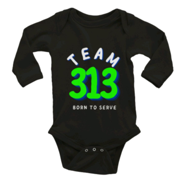 Baby Body Suit (Black)