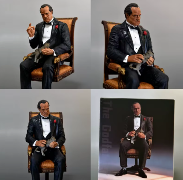 Prachtige The Godfather figuur Don Vito / Marlon Brando 16cm