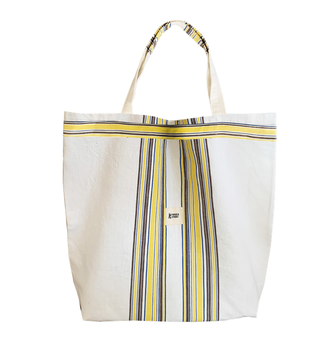 Cabas rayures parasol   