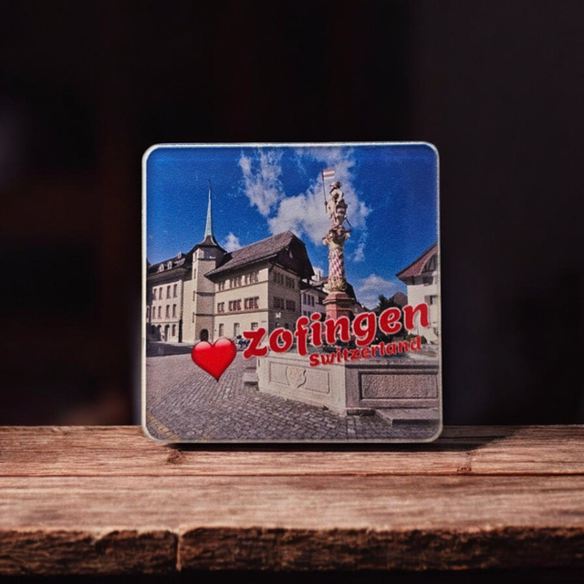 Magnet quadratisch Zofingen love