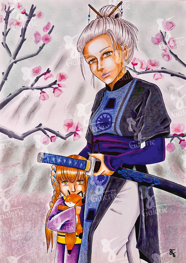 Samouraï Mère et fille