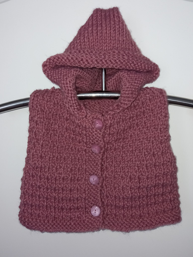 Bodywarmer met capuchon (kind) 