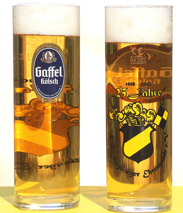 Kölsch-Glas "25 Jahre Ehrengarde"
