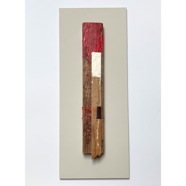 Red Top - 3D abstract wall sculpture