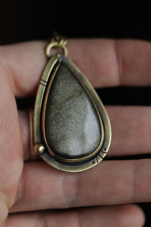 ◈ Imbolc ◈ ciel étoilé & obsidienne dorée