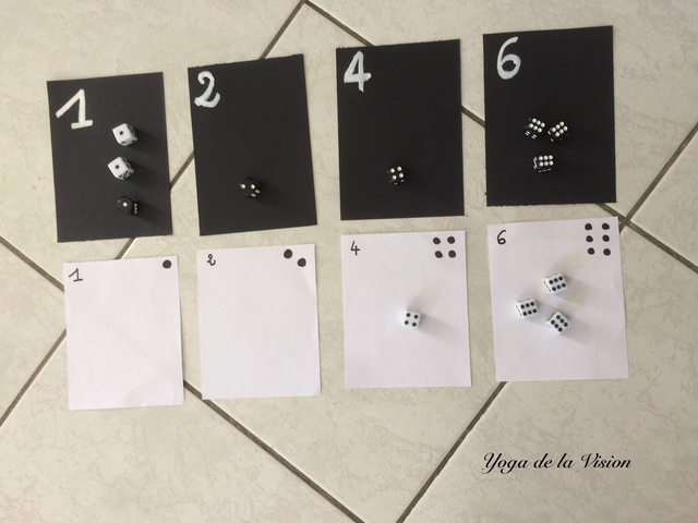 Kit calculs (Soroban Abacus + Dés + Stylo blanc + Post-it noirs)