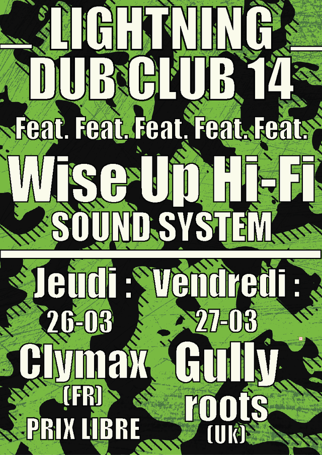 UNE place tarrifs normal - Gully roots (Vendredi)