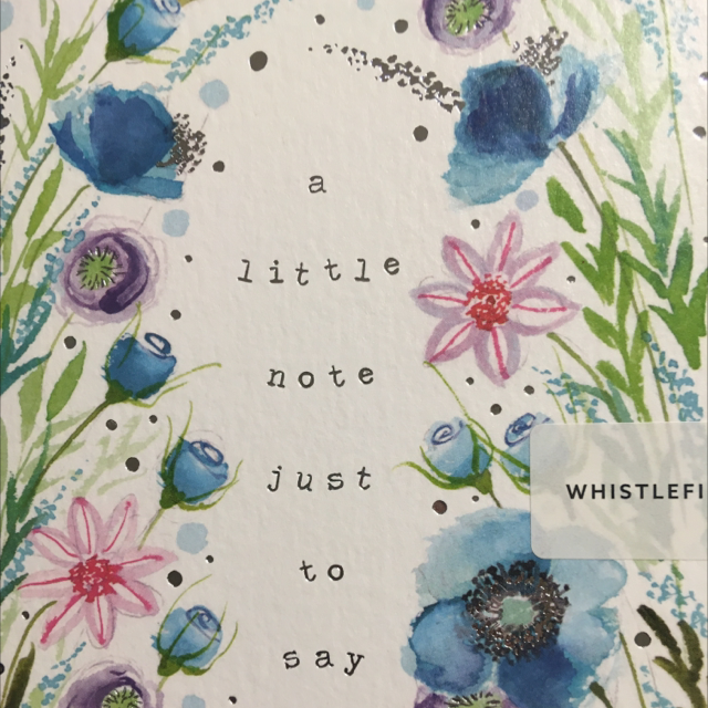 Blank A little note just to say… (Slim) WF