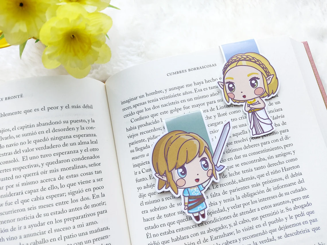 Link &amp; Zelda Marcapáginas / bookmarks