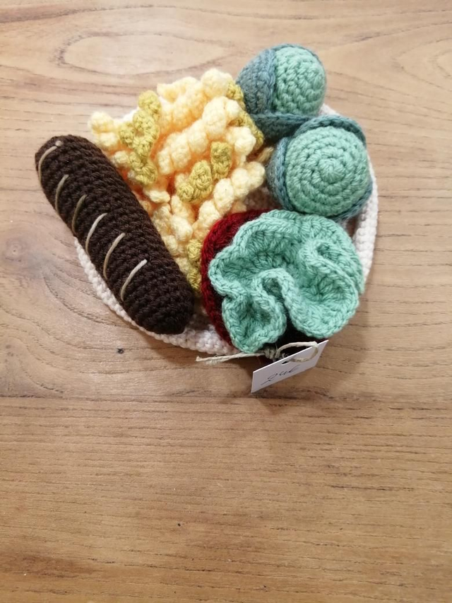 Dinette salée en crochet