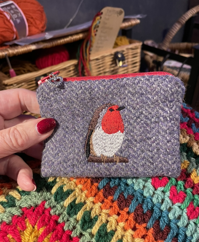 Mini Tweed Pouches