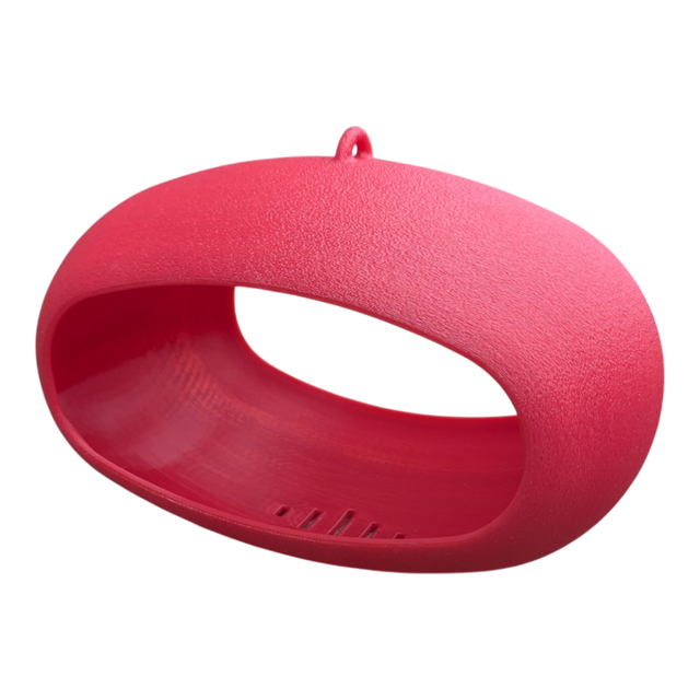 Mangeoire à oiseaux de la nature à suspendre de forme ovale