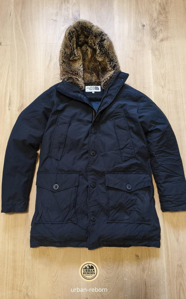 Doudoune The North Face - capuche en fourrure - taille L