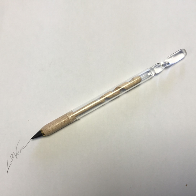Crayon « éternel » Bois/Verre  réf CR 020