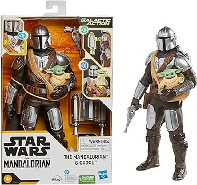 The Mandalorian: The Mandalorian and Grogu Galactic Action Figure