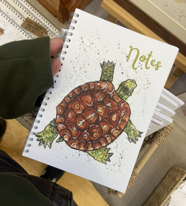 Terry Tortoise A5 Wire Bound Notebook