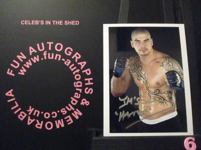 James 'The Hammer' McSweeney Authentic Autographed 6x4.5 Photograph (G6)