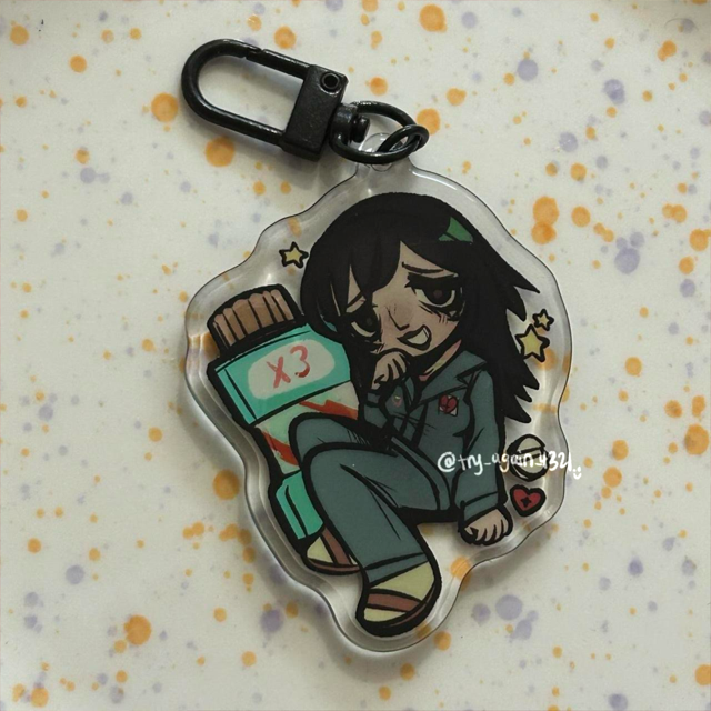 Anya mouthwashing keychain