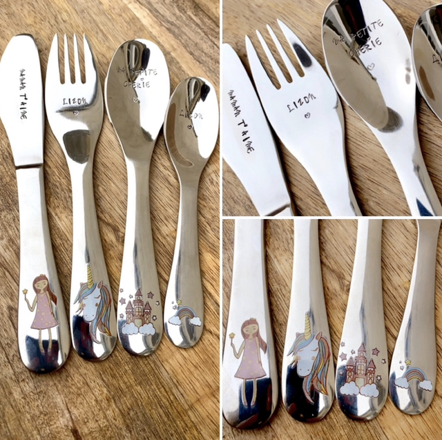 4 pièces princesse/licorne