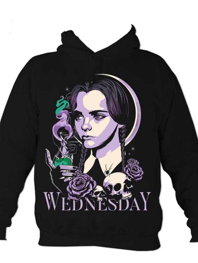 Wednesday Addams Overhead Hoodie