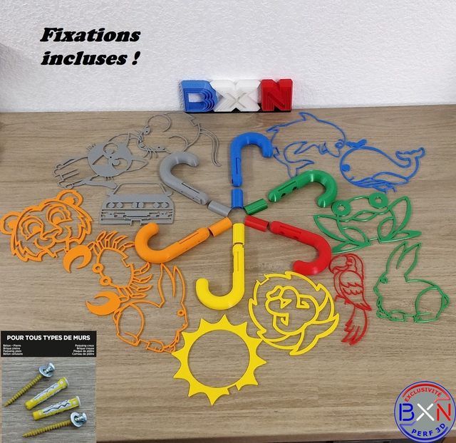 Porte-manteaux fantaisie personalisable