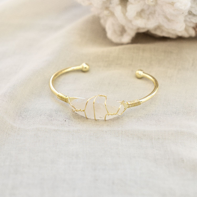 Hegyikristály Hálós karperec