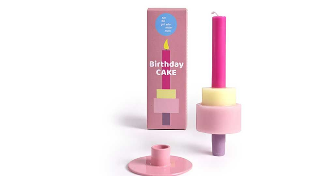 Birthday Cake Candle mit Halter