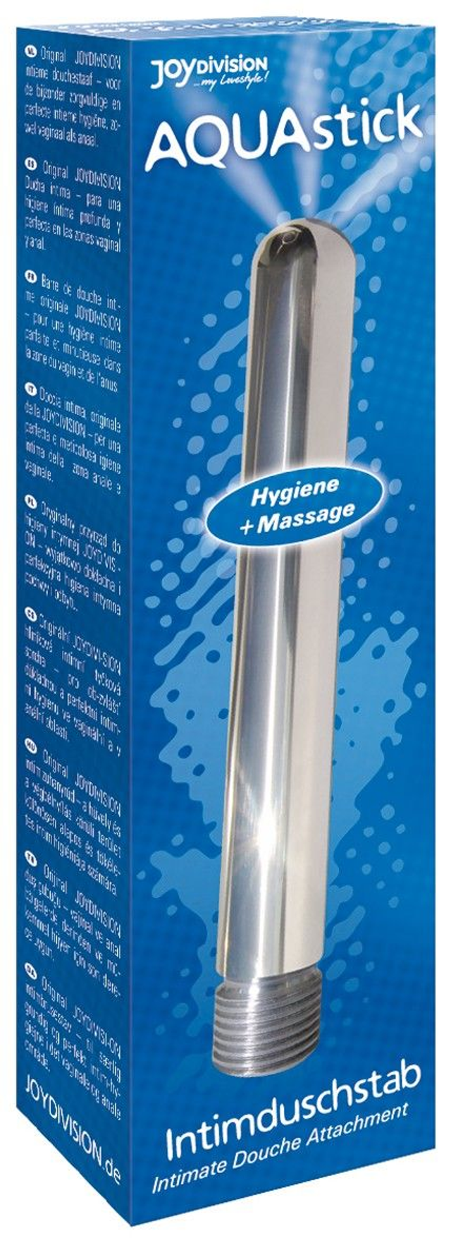 JOYDIVISION Alu-Intimduschstab silber