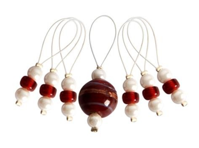 Knitpro:  ZOONI Stekenmarkeerringen Amaryllis