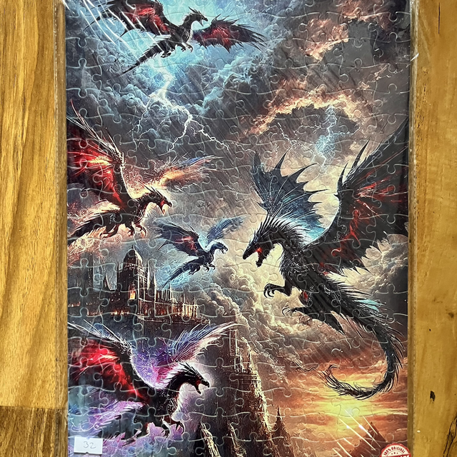 Dragon limited to 1 A3 200 piece jigsaw