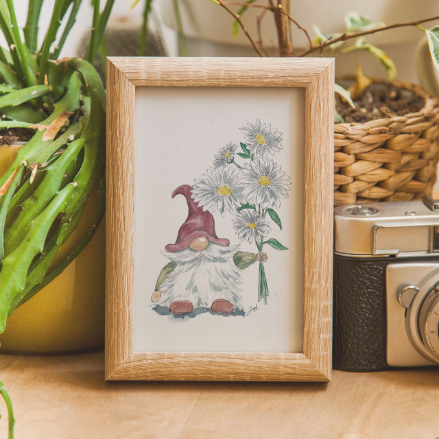 Carte postale - Brocéliande - Marguerites