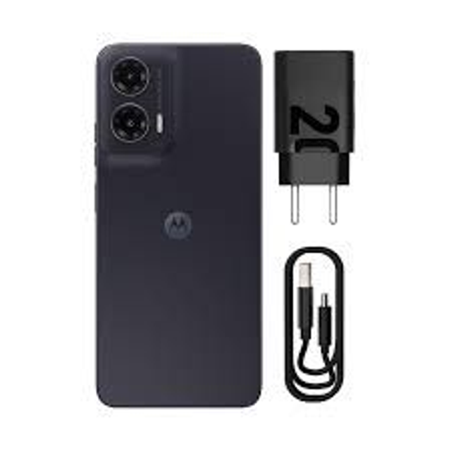Smartphone Motorola Moto G35 5g - 128gb 12gb (4gb Ram+8gb Ram Boost) E Camera 50mp Com Ai Nfc Tela 6.7 Com Superbrilho - Grafite - Vegan Leather