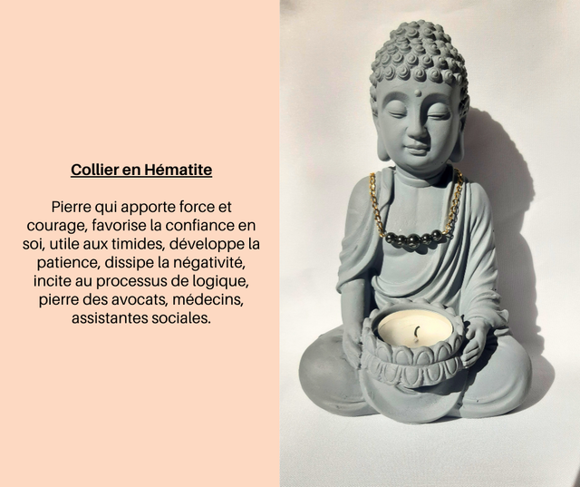 2- Collier en Hématite