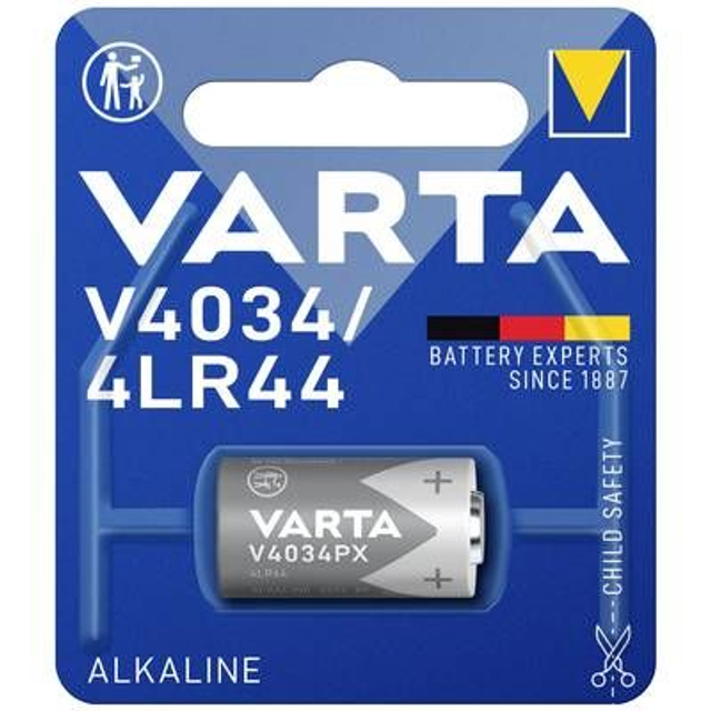 Kamera Batterie 4LR44 / V4034 Varta