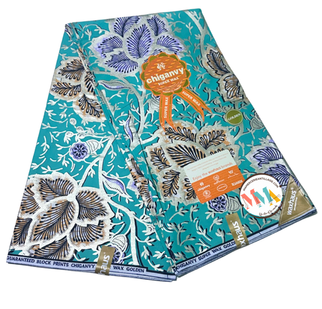 Wax Karibea 5m40 Coton Pailleté