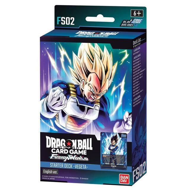 Bandai Dragon Ball Super Card Game Fusion World Starter Deck Vegeta FS02