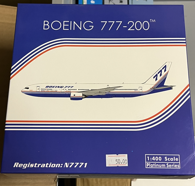 1:400 Boeing Demonstrator B777-300 N7771 Phoenix Models