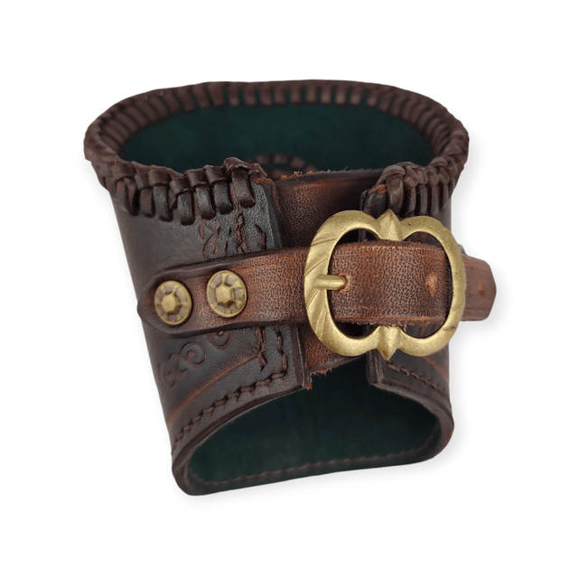 Bracelet large avec oeil de tigre