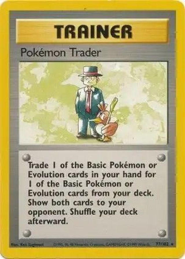 Pokémon Trader - 77/102 (Base Set Unlimited)