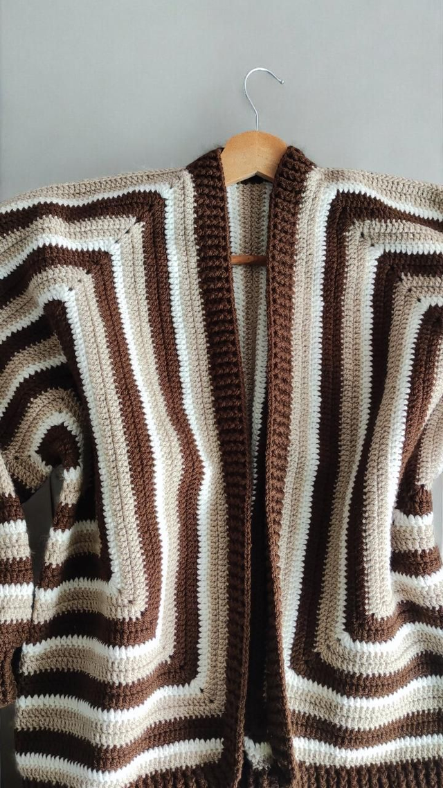 Chocolat mix Cardigan Épure 
