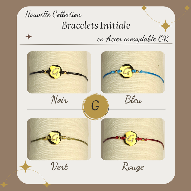 Bracelet initiale G