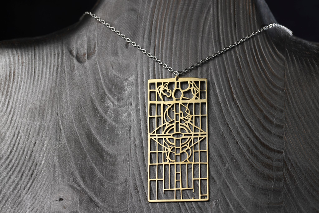 Paris - Tour Eiffel, Champs de Mars | Collier | Laiton | Dédale