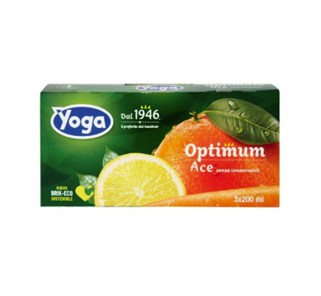 Yoga - ACE - Narancs, sárgarépa és citromlé 200ml x3 