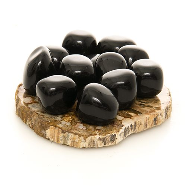 pierre roulée obsidienne noire 