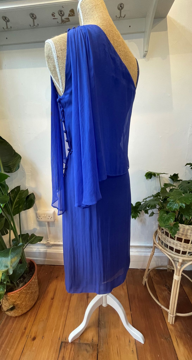 Norman Hartnell Silk Dress