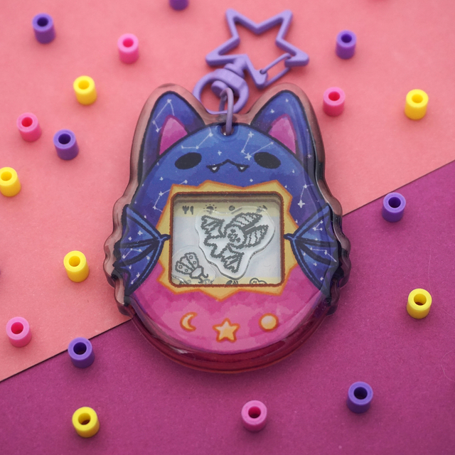 Porte-clé - Shaker Tamabatchi