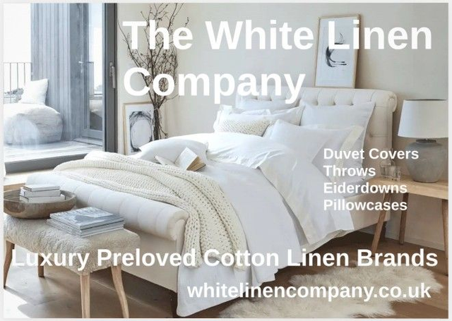 ALSO HOME Lace TrimmedQueen  Double White 100% Cotton Duvet Cover