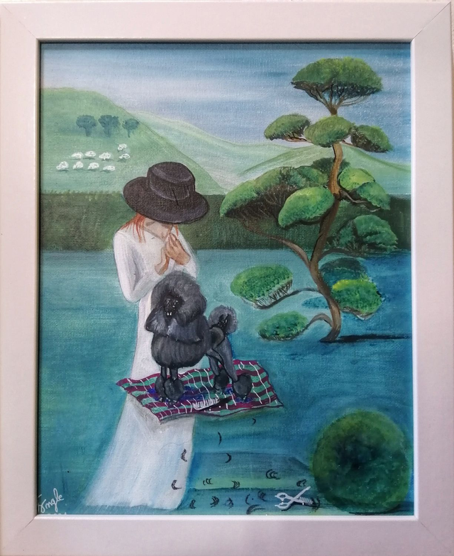 La magicienne (caniche)