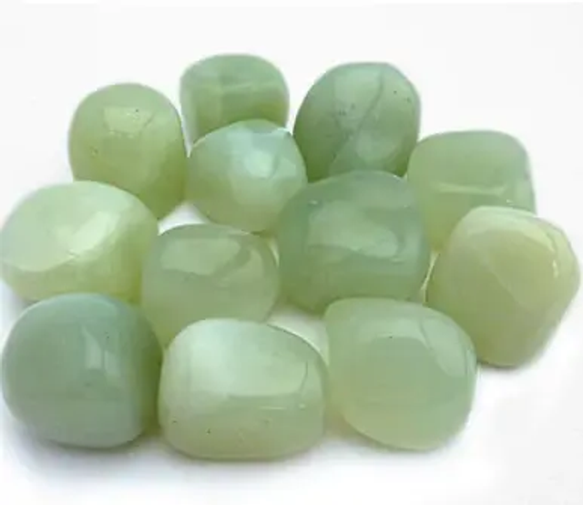 Green Jade Tumbled Stones